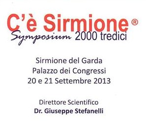 Sirmione Symposium 2013