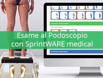 Esame al Podoscopio con SprintWARE Medical