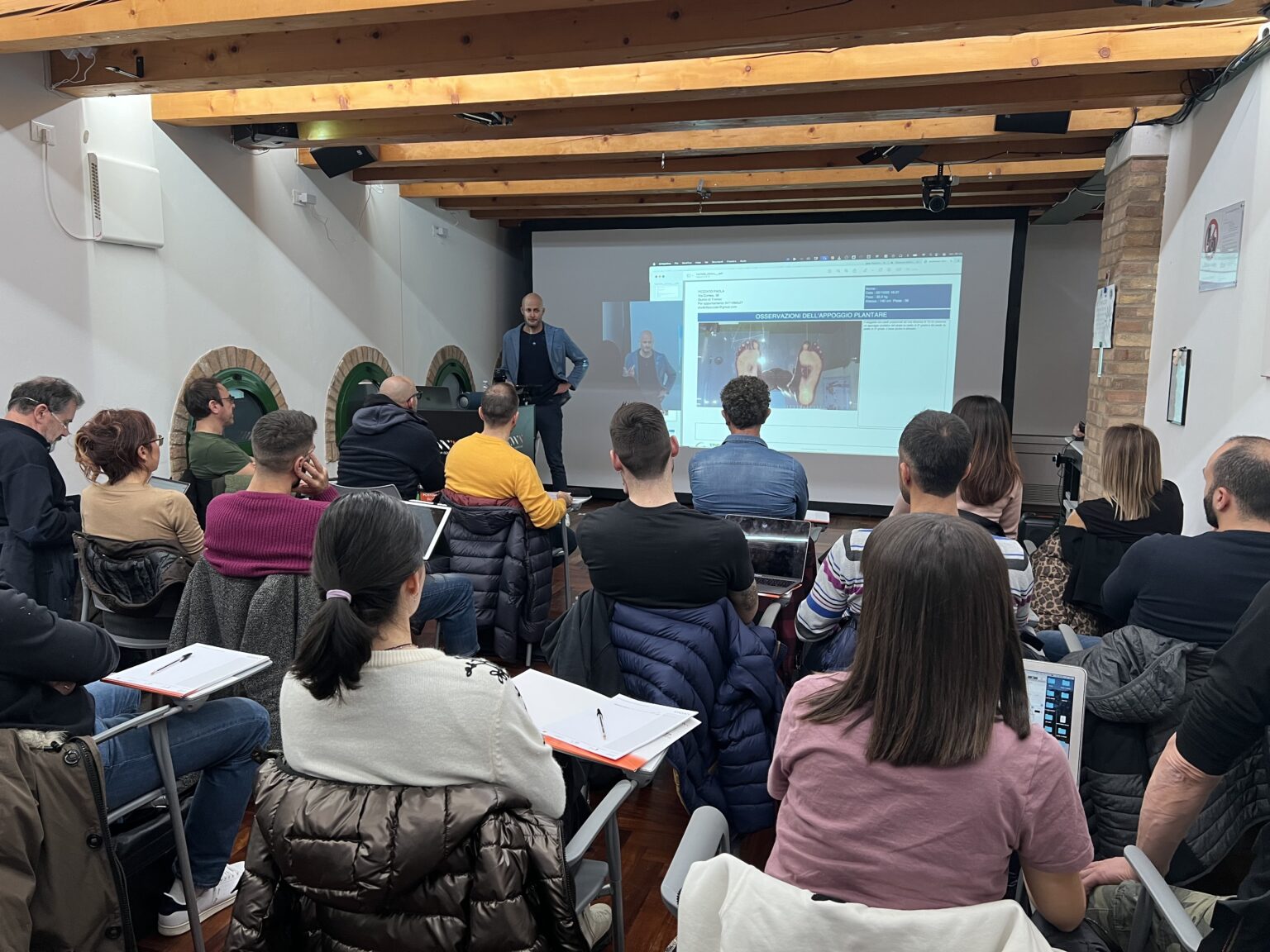 Lezione in aula durante un corso Sprintit